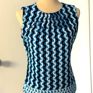 Calvin Klein Vertical Print Blouse